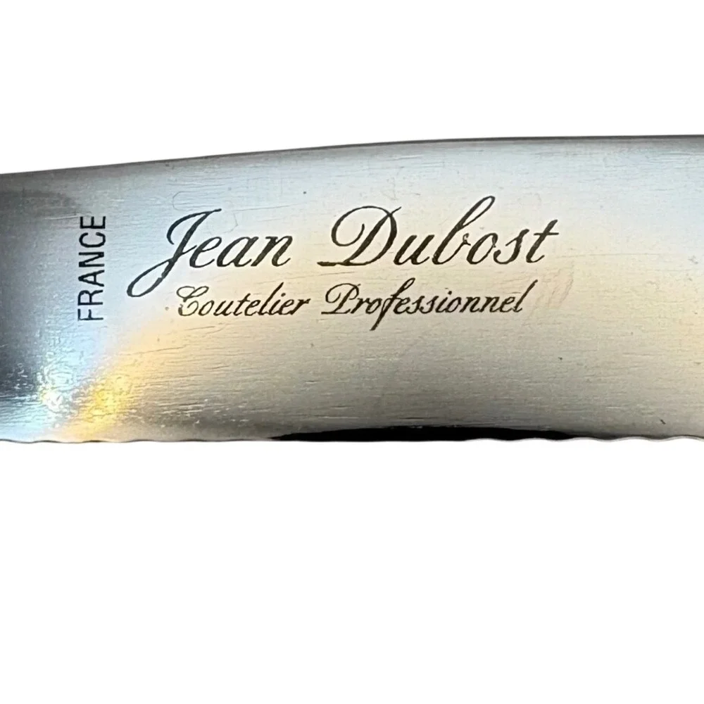 Sabre Paris Jean Dubost Tortoise French Flatware Set 60pc Service for 12 France